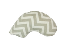 Little Poshie Gray Chevron Pillow